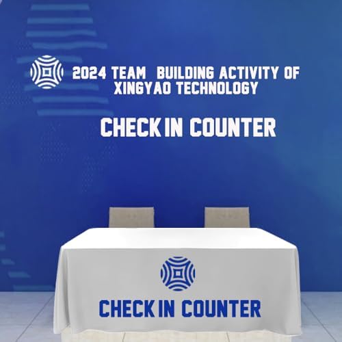Customized Table Cloth with Logo 4FT 5FT 6FT 8FT for Events