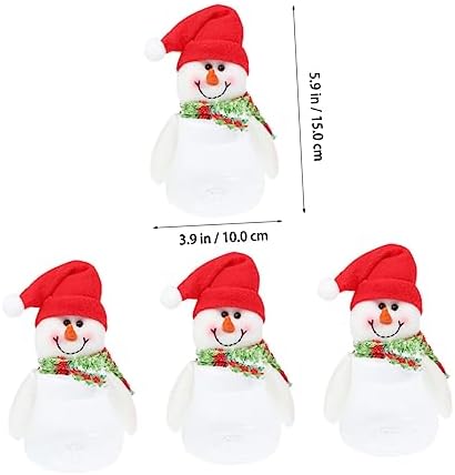 5Pcs Snowman Candy Boxes for Christmas Party and Gifting