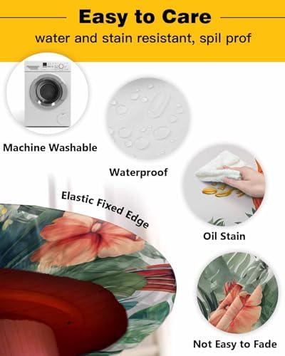 Zoe Garden Tropical Round Waterproof Table Cover