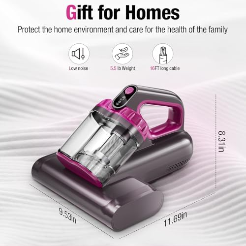 BYHUME Mattress Vacuum Cleaner with UV-C Light