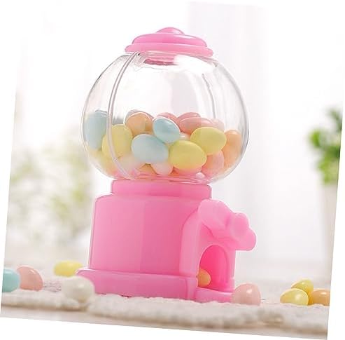 GLEAVI 4pcs Mini Gumball Machine Candy Dispenser