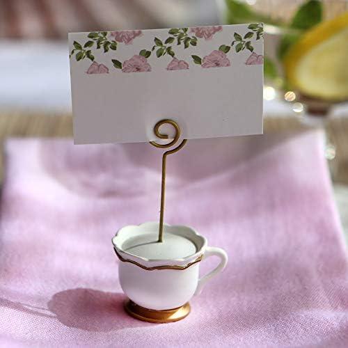 Kate Aspen Pink Tea Party Place Card Holders Set of 6