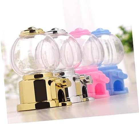 CHILDWEET 4pcs Spiral Gumball Machine Candy Dispenser for Birthday Parties