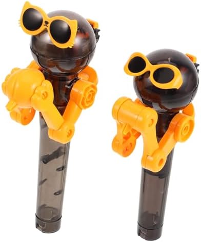 2pcs Cartoon Robot Lollipop Candy Holder for Halloween Party