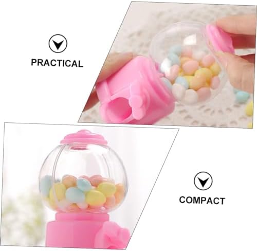 CHILDWEET 4pcs Spiral Gumball Machine Candy Dispenser for Birthday Parties