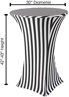 Your Chair Covers - 30 D x 42 H Stretch Spandex Table Cover