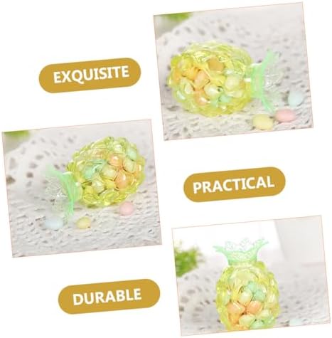 Pineapple Shaped Candy Boxes 20pcs Hawaii Party Favors Container