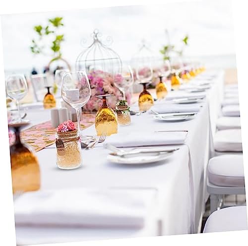 MAGICLULU 4pcs Colorful Glass Candy Bottles with Cork for Party