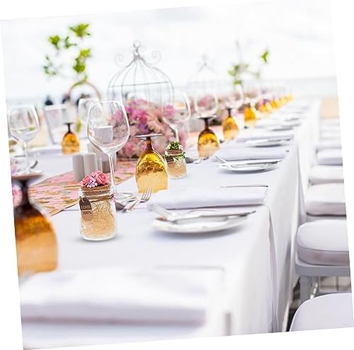 STOBAZA 4Pcs Candy Containers with Cork for Wedding Decor and Storage