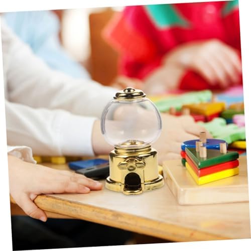 GLEAVI 4pcs Small Candy Dispenser Gumball Machine Toy for Parties