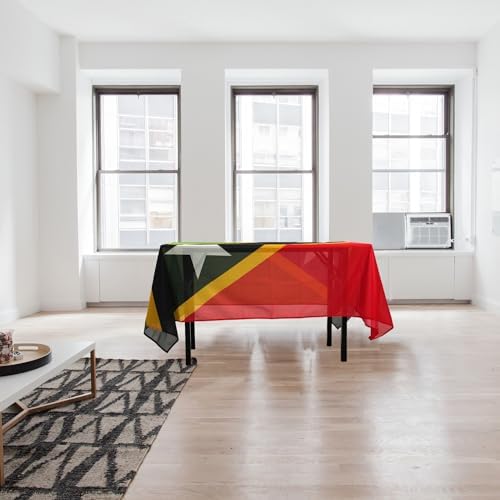 MSFHHA Rectangular Tablecloth with Saint Kitts Flag 59x83 Inches