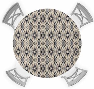 ZOE GARDEN Southwestern Waterproof Round Table Cover