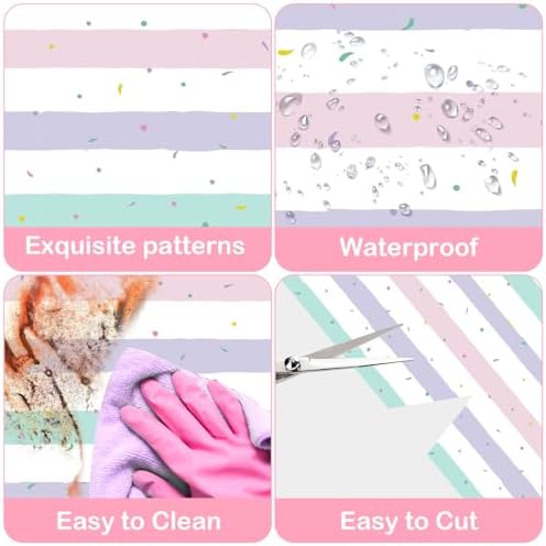 2 Pack Ice Cream Tablecloth Party Decorations 54 x 108 Inch