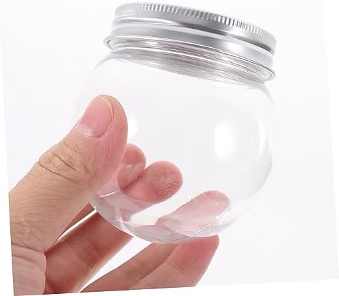 150ml Plastic Candy Bottle 12 Pack Light Bulb Shaped Snow Globe Kit