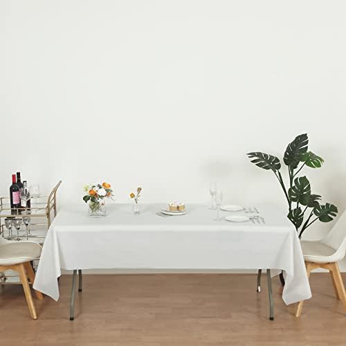 Evershine 12-Pack Heavy Duty White Table Covers