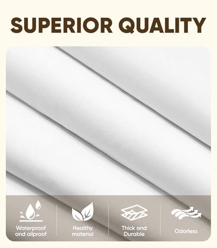 White Disposable Table Cloth 2-Pack 54x108 Inch