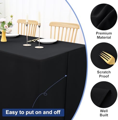 Homing 2 Packs Rectangle Fitted Tablecloth