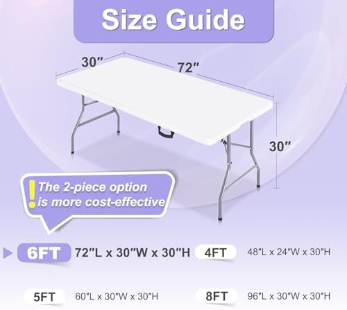 ABCCANOPY 6 Ft Black Spandex Table Cover