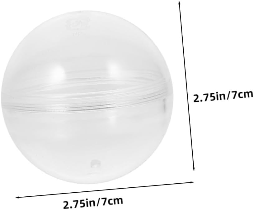 25pcs Clear Round Candy Storage Containers for Party Favors