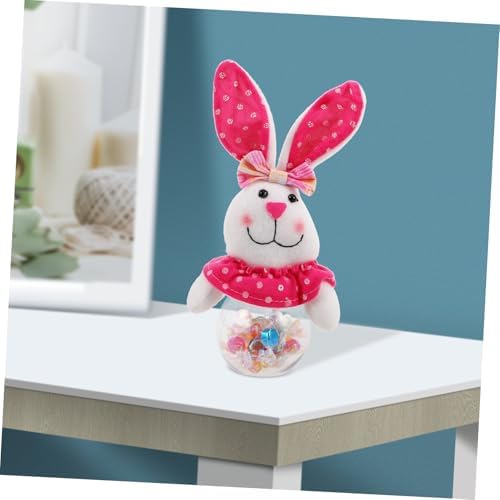 Garneck Easter Bunny Candy Jar for Parties and Celebrations