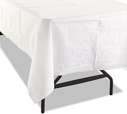 Hoffmaster 210130 Cellutex Tablecover 54 in x 108-Inch White 25Carton
