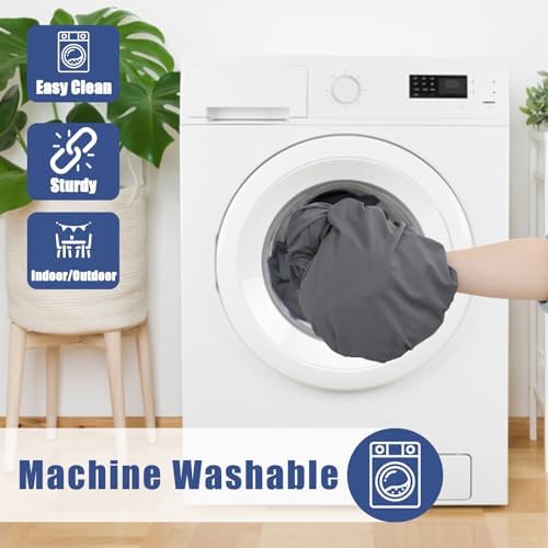 Moosfor Spandex Tablecloth 6 Pack Stretch Fit for 4 Foot Rectangle Tables Windproof and Waterproof for Outdoor Use