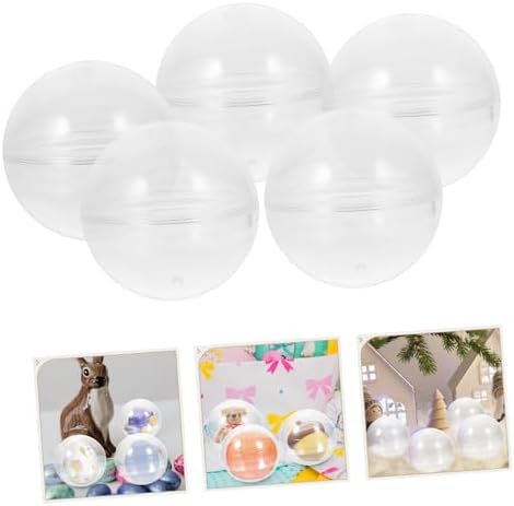 4x4cm Plastic Round Capsules 10pcs Candy Server Vending Machine Fillable Balls