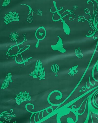 Xo Fetti Pink Green Witch Tablecloth 9 x 45