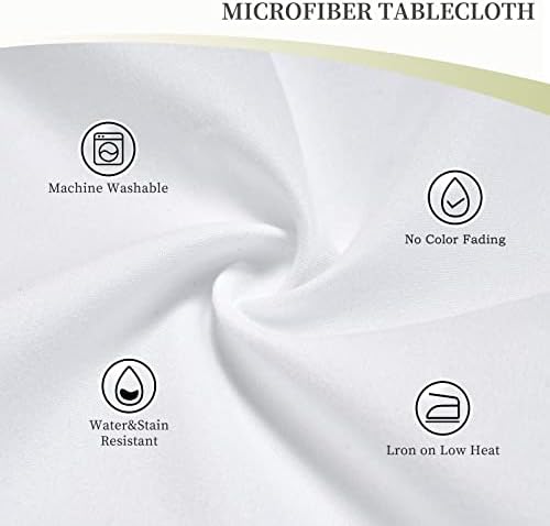 Rainbows and Lights Rectangle Tablecloth 54x72 Inch Washable Decor