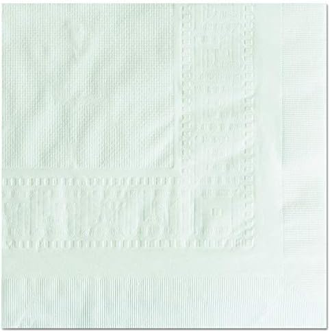 Hoffmaster 210130 White Tablecover Set of 25