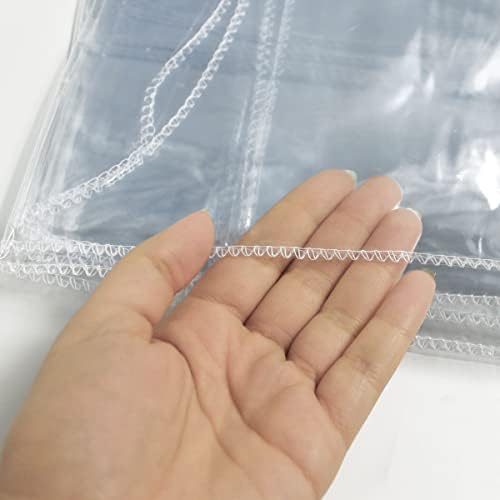 LAMINET Heavy-Duty Crystal Clear Vinyl Tablecloth Protector 54x74 Oblong