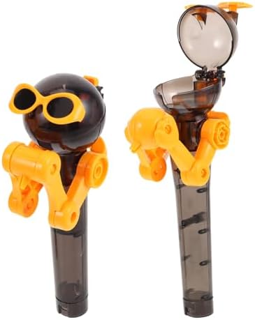 Luxshiny 2pcs Robot Lollipop Holder Candy Server for Kids