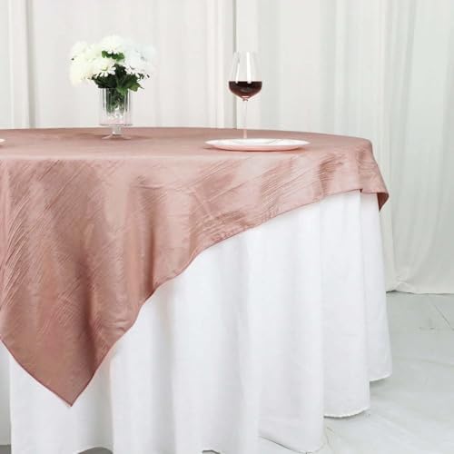 Balsa Circle Dusty Rose 72x72 Table Overlay
