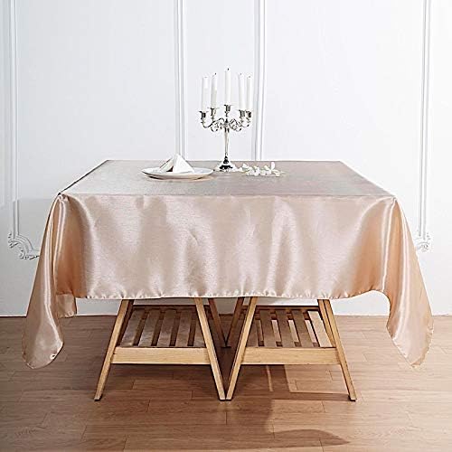 Balsa Circle Satin Table Overlays 10pcs 72x72 Inch