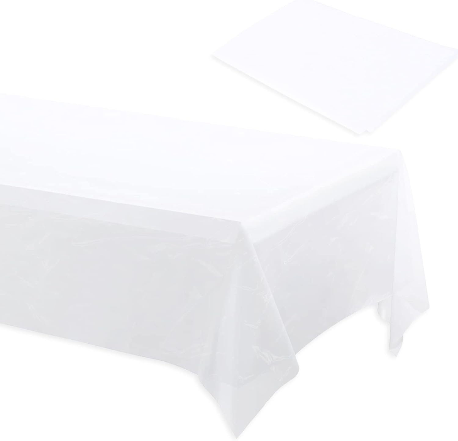 TULLIPAK 154 Pack White Tablecloths 36x108in USA Made