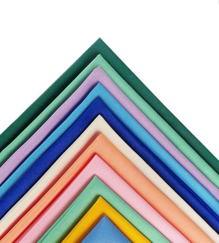 Polyester Tablecloth Multicolour Pack of 8 PCS Set