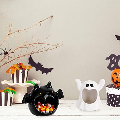 Whaline 2Pcs Halloween Candy Dish Holder