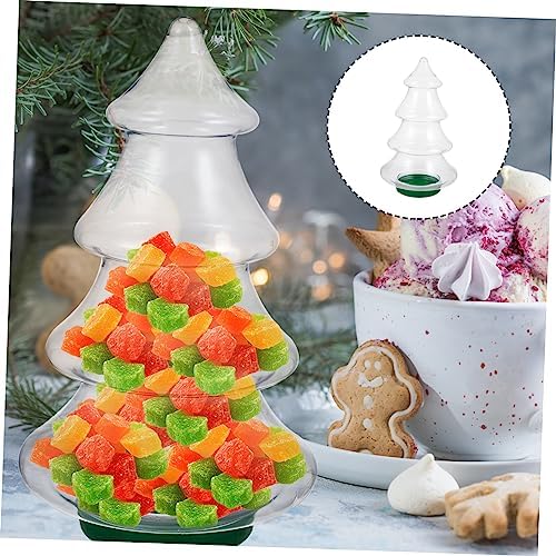Christmas Tree Candy Storage Jar for Holiday Treats