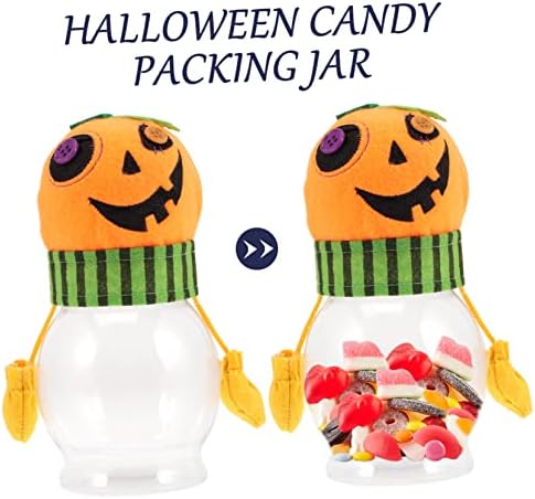 Halloween Candy Jar Creative Pumpkin Design Candy Server for Party Favors and Treats