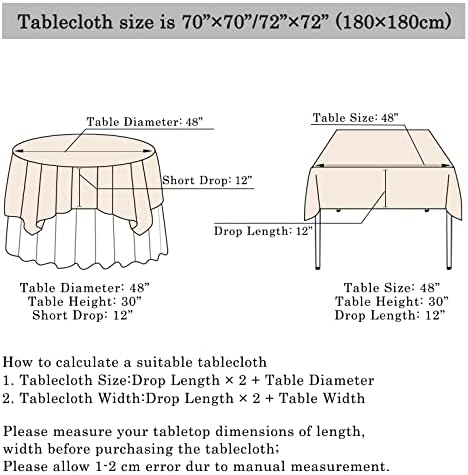 ShinyBeauty Silver Sequin Tablecloth 72x72 Inch Square
