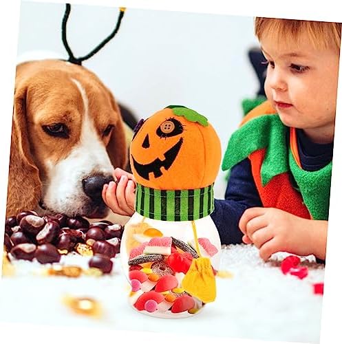 Halloween Candy Jar Creative Pumpkin Design Candy Server for Party Favors and Treats