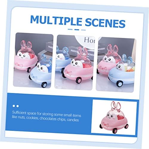LIFKOME Adorable Cartoon Car Candy Box for Kids Birthday Party Favors