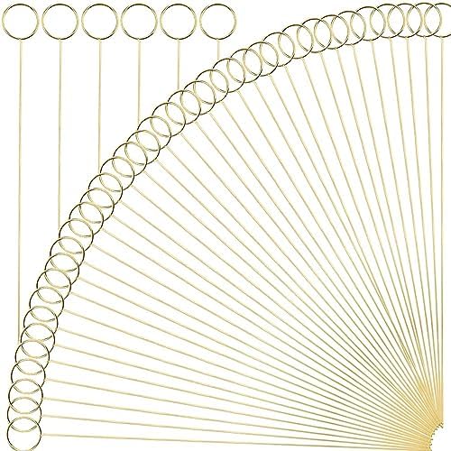 HW 12 Inch Golden Ring Card Holders 40PCS