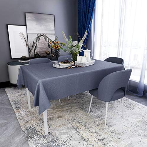 Obstal Waterproof Tablecloth 54 x 78 Dark Grey