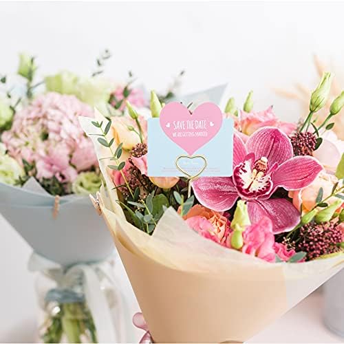 Sunnyray 30pcs Metal Wire Floral Picks Place Card Holders