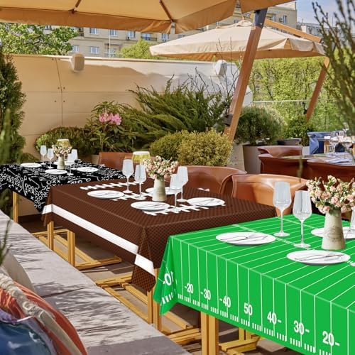 Esjay Football Tablecloths 3 Pack 54x72