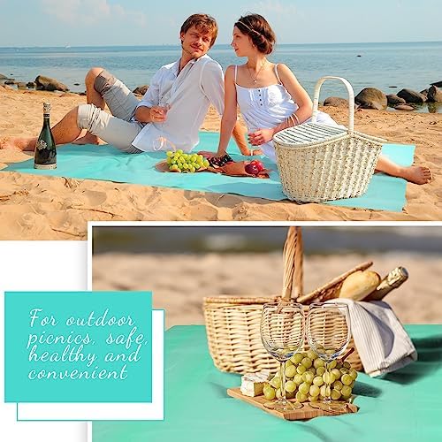 Newwiee 46 Pack Plastic Tablecloths for Rectangle Tables 54x72