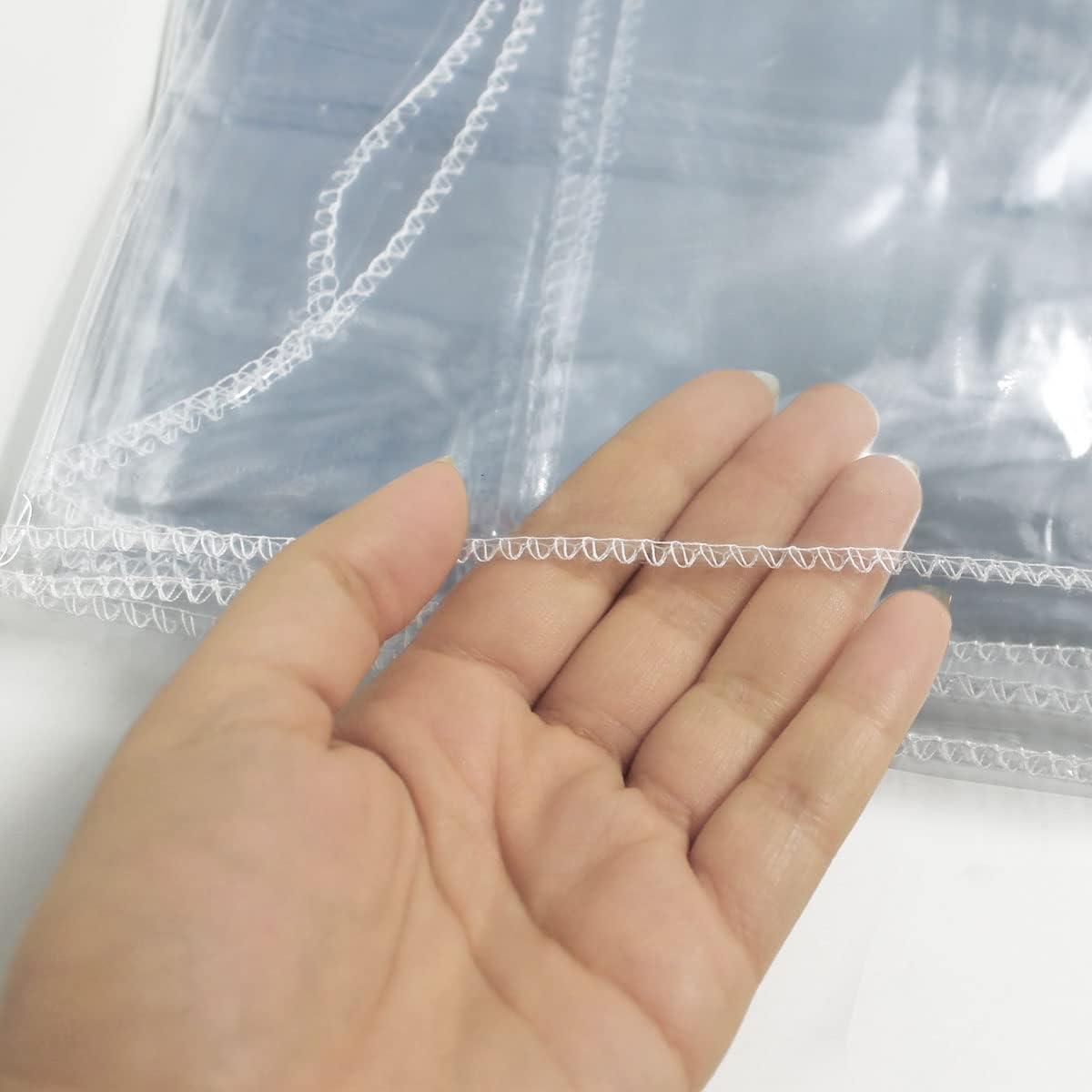 LAMINET Heavy-Duty Crystal Clear Vinyl Tablecloth Protector 54x74 Oblong