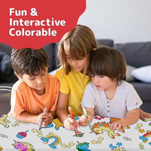 Prestee Unicorn Tablecloths 2 Pack - Birthday Decorations