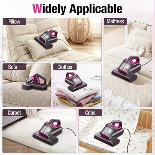 BYHUME Mattress Vacuum Cleaner with UV-C Light